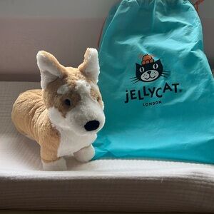 JELLYCAT BETTY CORGI UNUSED AND TAGS ATTACHED